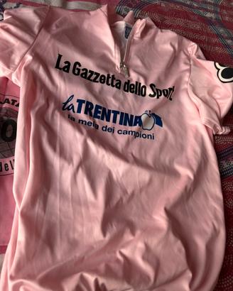 Maglia  100 anni pedalata rosa
