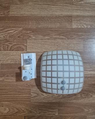 Plafoniera con portalampada da parete