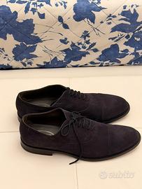 Tod’s originali n.44 stringate in camoscio