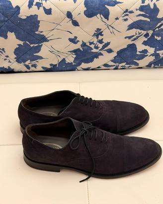 Tod’s originali n.44 stringate in camoscio
