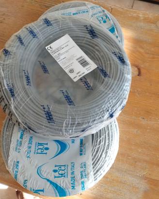 Cordina elettrica unipolare 1 x 2,5 grigio