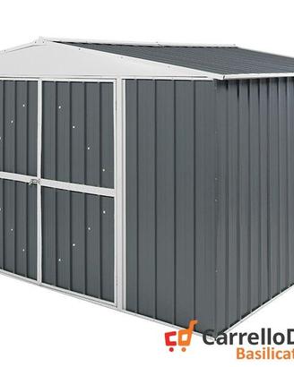 Box in Acciaio da giardino 360x345 grigio scuro