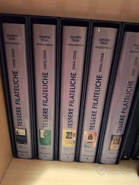 Collezione completa tessere filateliche 1998/2009