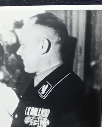 JOHANN PETER BAUR PILOTA DI HITLER FOTO AUTOGRAFO