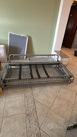 Struttura divano letto tre posti