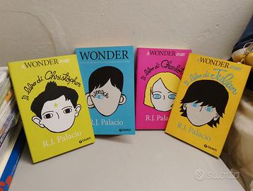 4 LIBRI DA RAGAZZI "WONDER"