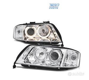 FARI XENON AUDI A6 4B 01-04 FONDO CROMATO