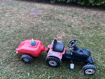 Trattore con cisterna per bambini
