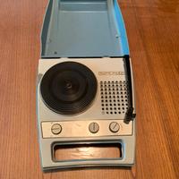 Giradischi portatile vintage nuovo-faro anni 60 70