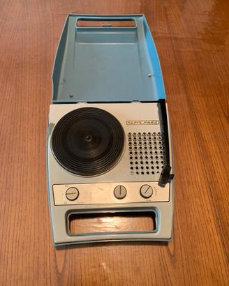Giradischi portatile vintage nuovo-faro anni 60 70