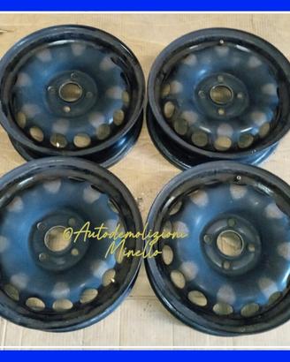 Cerchi in ferro 4,5 x 14 per PEUGEOT 108 14-21