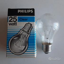 20 lampadine normali chiare 25 W Philips