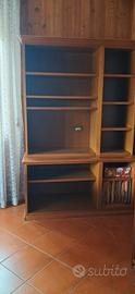 Libreria a parete porta tv