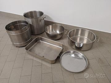 Lotto Pentole acciaio