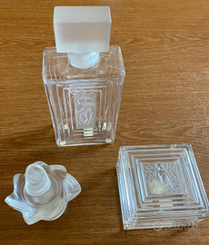 Set con portagioie e bottiglie per profumo Lalique