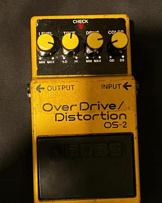 Pedale chitarra basso Overdrive Distorsore