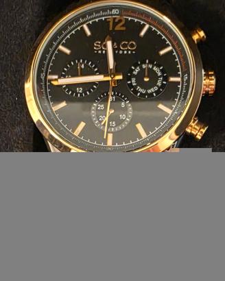 Orologio SO & CO New York Monticello oro
