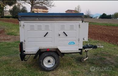 Rimorchio trasporto cani