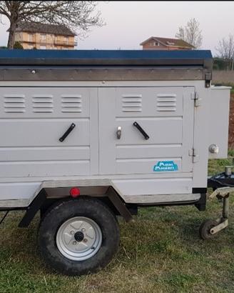 Rimorchio trasporto cani