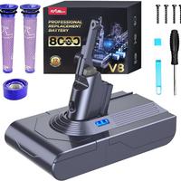 Batteria FLYLINKTECH 8000mAh per Dyson V8, Sostitu