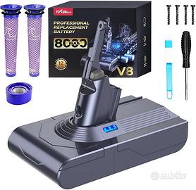 Batteria FLYLINKTECH 8000mAh per Dyson V8, Sostitu