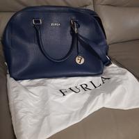 borsa bauletto furla blu