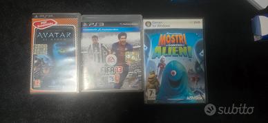 Giochi pc, psp, ps3