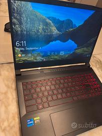 MSI Katana GF66 i7 RTX3050 24GB -Prezzo Trattabile