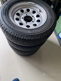 Ruote complete suzuki jimny