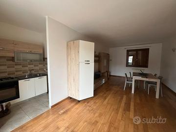 Trilocale piano terra con giardino