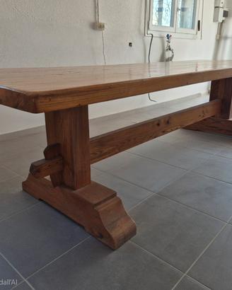 Tavolo in olmo massello 300x102x78cm