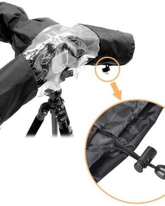 Protezione impermeabile pioggia fotocamera reflex