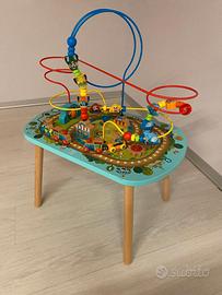 Tavolino multigioco Hape Twisting Railway Maze