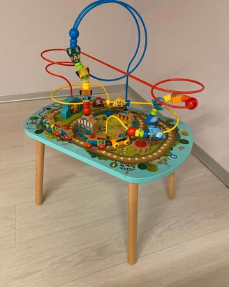 Tavolino multigioco Hape Twisting Railway Maze