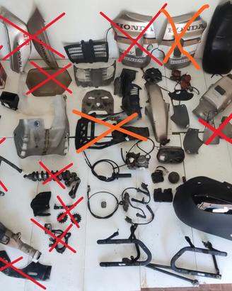 TRANSALP 600 '87 - PEZZI RICAMBIO