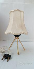 Coppia Lampade "NOS" Tripode Originali Anni '50 - 