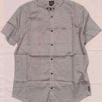 Camicia maniche corte Armani Exchange grigia/nera