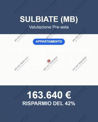 Immobile in asta di 131 m² con box auto a Sulbiate