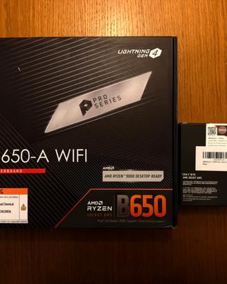 Scheda madre MSI B650 Wifi + Ryzen 7 9700X