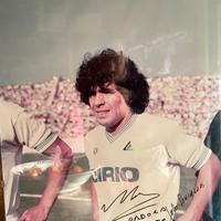 Foto autografata Maradona