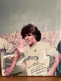 Foto autografata Maradona
