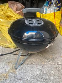 Barbecue weber smokey joe modificato