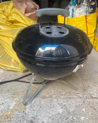 Barbecue weber smokey joe modificato