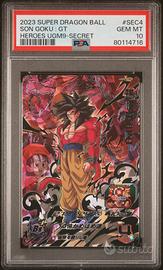 PSA 10 SON GOKU GT UGM9-SEC4 DRAGON BALL HEROES JP