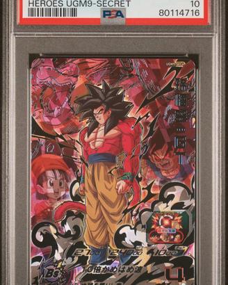 PSA 10 SON GOKU GT UGM9-SEC4 DRAGON BALL HEROES JP