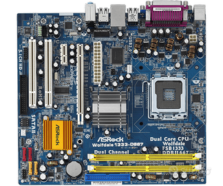 Scheda madre RAM CPU Intel dissipatore socket 775