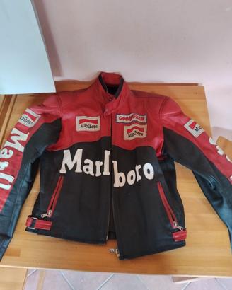 Giubbotto in pelle Marlboro
