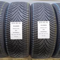 4 GOMME 215 55 18 KLEBER INV RIF3630