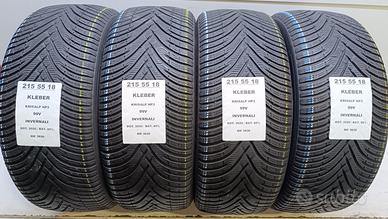 4 GOMME 215 55 18 KLEBER INV RIF3630