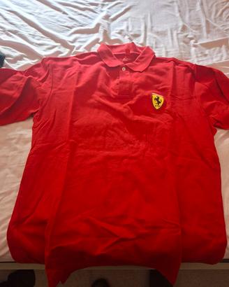 maglietta logo ferrari